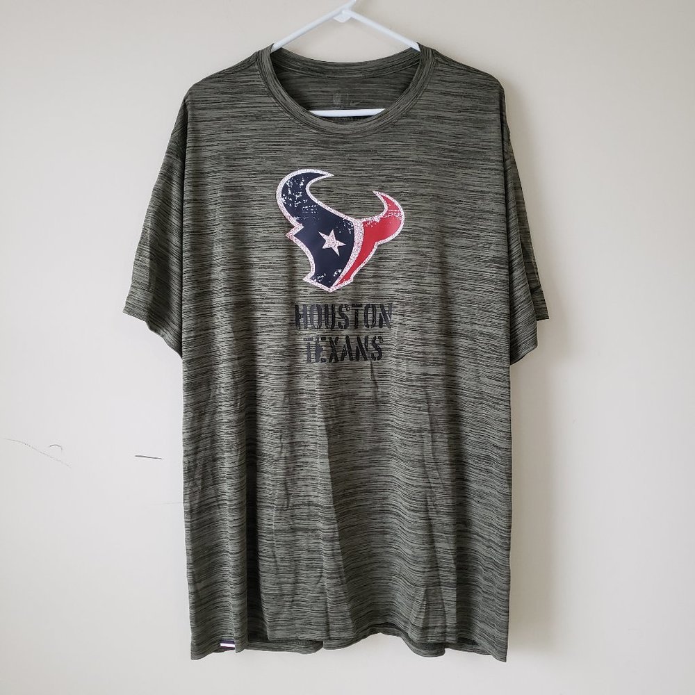 Nike Houston Texans Dri-Fit Salute to Service Mens Medium T-Shirt Tee NFL NWT